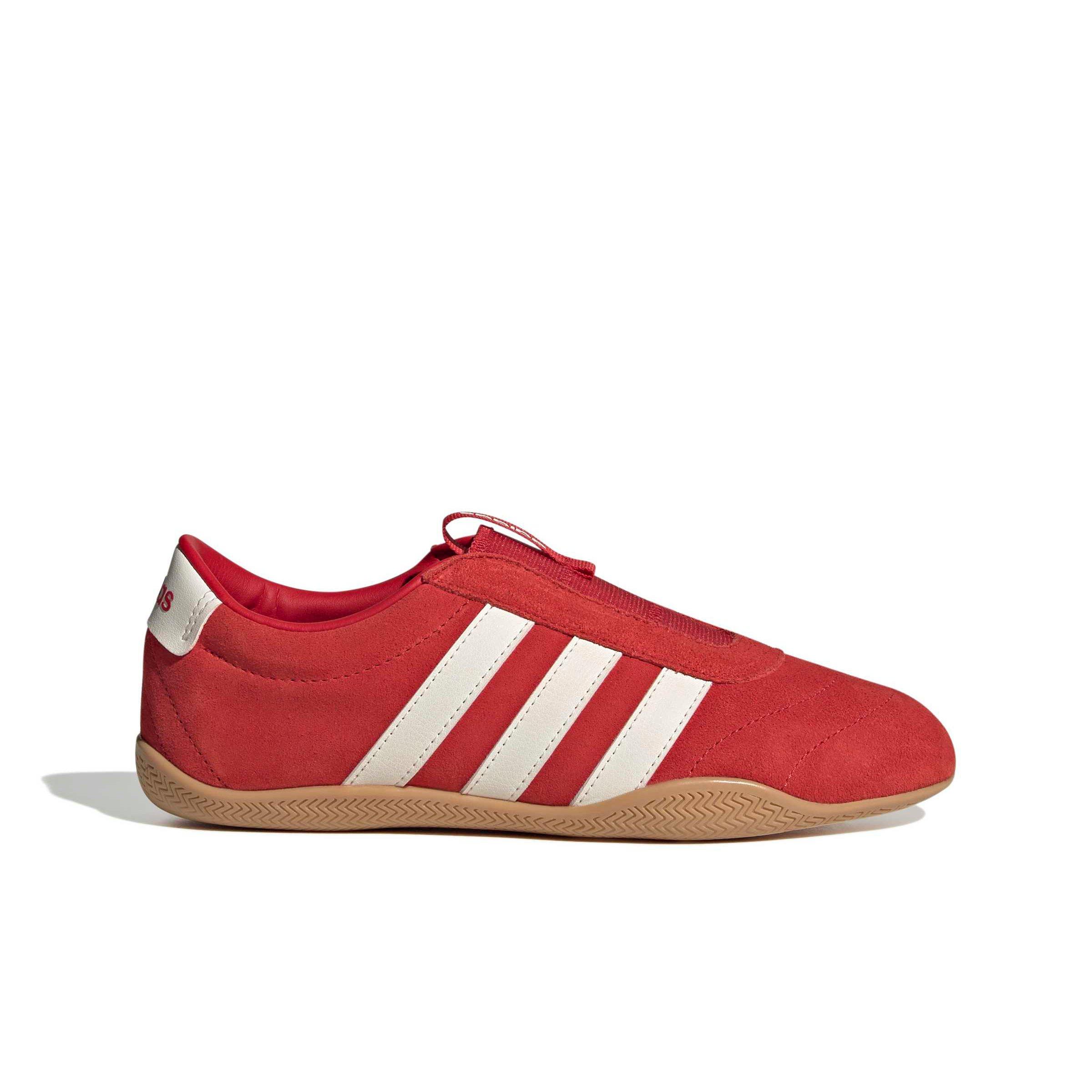 adidas Grand Court Lo Slip On "Better Scarlet/Off White/Gum 3" Women's Shoe - SCARLET/OFF WHITE/GUM